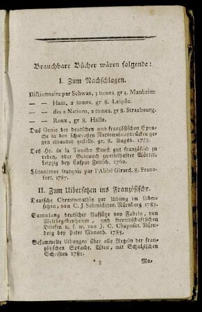Brauchbare Bücher wären folgende: [...]