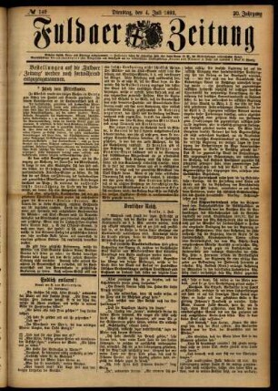 Ausgabe vom Dienstag, den 04. Juli 1893.