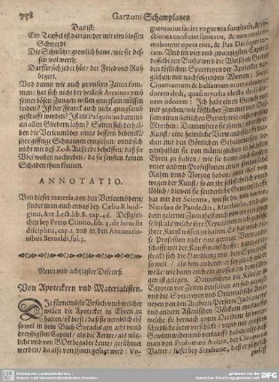 Neun und achtzigster Discurß. Von Apoteckern und Materialisten.