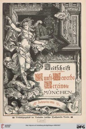 Zeitschrift des Bayerischen Kunstgewerbe-Vereins zu München: Monatshefte für d. gesammte dekorative Kunst
