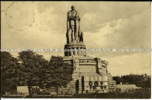 Das Bismarckdenkmal in Hamburg