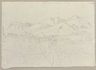 Blick auf Sant'Eraclio zwischen Foligno und Trevi