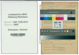 Entnazifizierung Heinrich Schwanen , geb. 15.05.1912 (Malermeister)