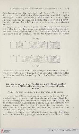 14: Die Verwendung der Oxydsalze zum Abschwächen des mittels Silbersalze erzeugten photographischen Bildes