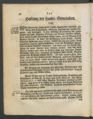 Haltung der Lands-Gemeinden