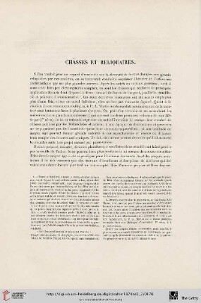 Châsses et reliquaires