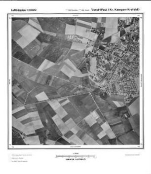 Vorst West (Kr. Kempen - Krefeld), Gauß-Krüger-Koordinaten: Rechtswert: 2528, Hochwert: 5684