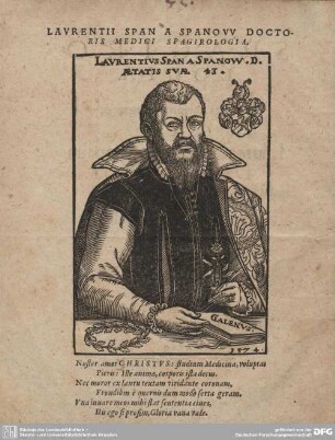 Laurentii Span A Spanow Doctoris Medici Spagirologia.