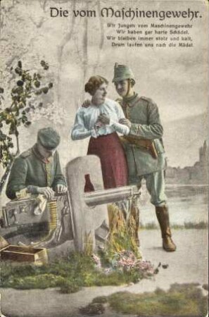 Die von dem Maschinengewehr. - Wir Jungen vom Maschinengewehr [...]