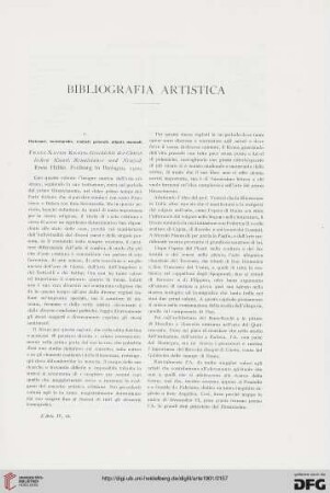 Bibliografia artistica