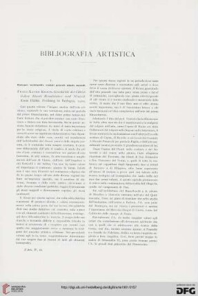 Bibliografia artistica