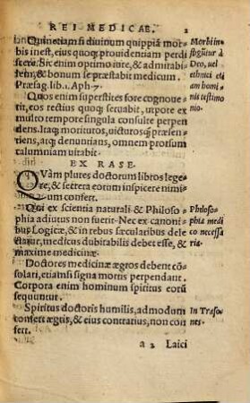 Theses Sev Commvnes Loci, totius rei Medicæ