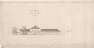 Fick, Roderich; Aue (Sachsen); Stadthalle - Ansicht von Nordwesten