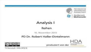 Kap. 11: Reihen