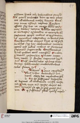 Johannes Gerson, De praeparatione ad missam
