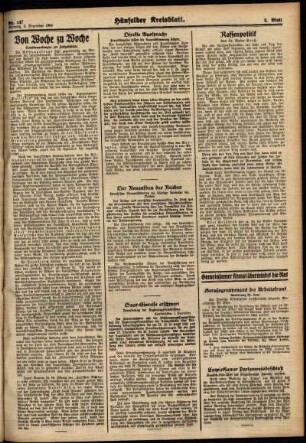 Zweite Ausgabe vom Montag, den 03. Dezember 1934.