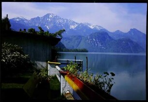 Kochel am See: Hotel Terrasse, Grauer Bär, See und Herzogstand