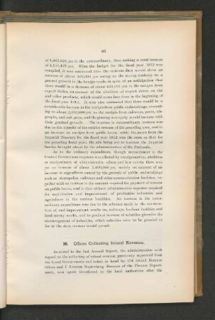 38. Offices Colllecting Inland Revenue.