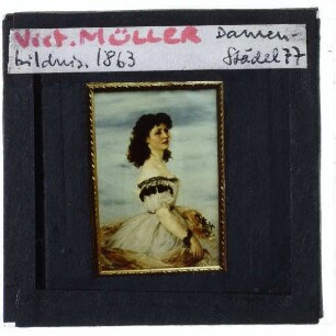 Müller, Bildnis der Berta von Radowitz als junges Mädchen