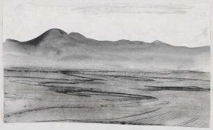 Bergkette und Hochebene