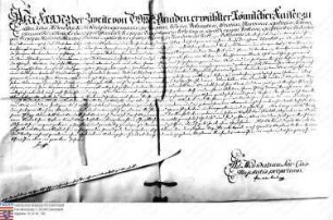 Kaiser Franz II. belehnt Reichfreiherrn Philipp Wambold mit dem Handschuhsheimer Lehen