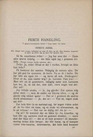 Femte Handling.