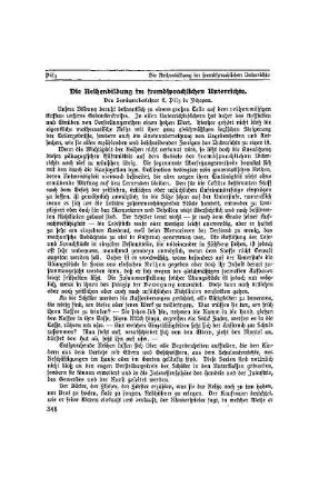 Die Reihenbildung im fremdsprachlichen Unterrichte