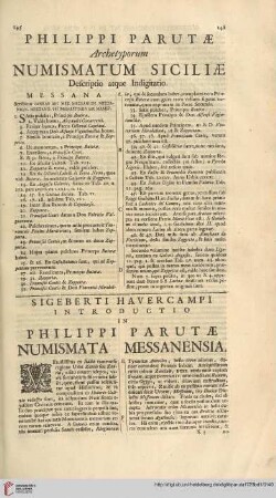 Philippi Parutae Archetyporum numismatum Siciliae […]