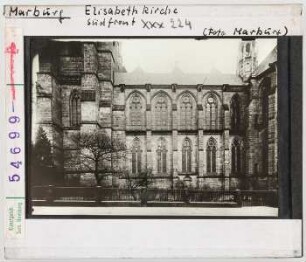 Marburg: St. Elisabeth, Südfront