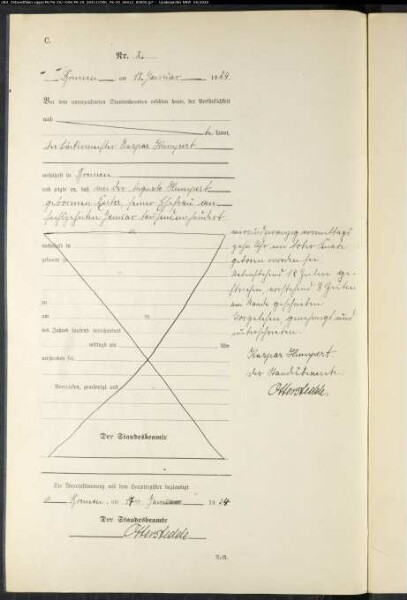 Sterberegister Standesamt Bremen