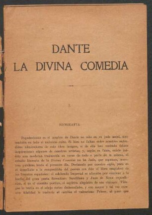 I. Biografía
