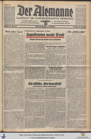 24./25.11.1934 (Samstag/Sonntag-Ausgabe)