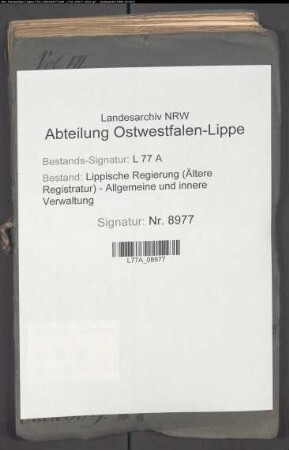 Förderung des Landgestüts und der Pferdezucht, Bd. 7