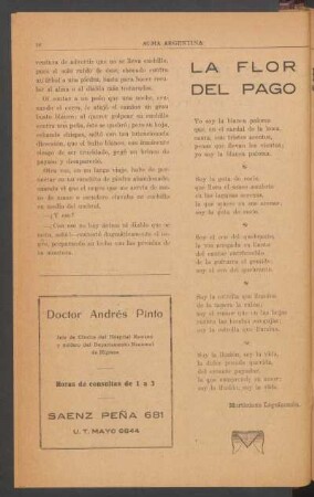 La flor del pago