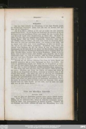 Ueber den historischen Unterricht. September 1793.