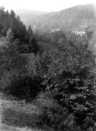Altenbrak. Blick vom Handwerker-Erholungsheim in das Bodetal
