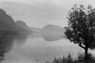 Wocheiner See : Felsformation am Ostufer des Bohinjsko jezero (Wocheiner See).