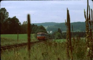 Aulendorf Schienenbus 798 624 BÜ-Blinklicht