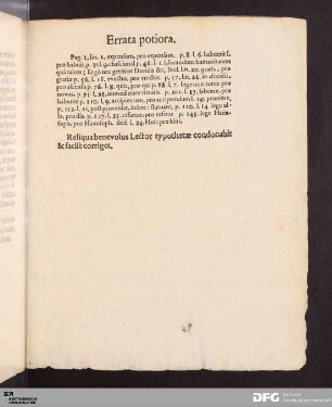 Errata potiora.