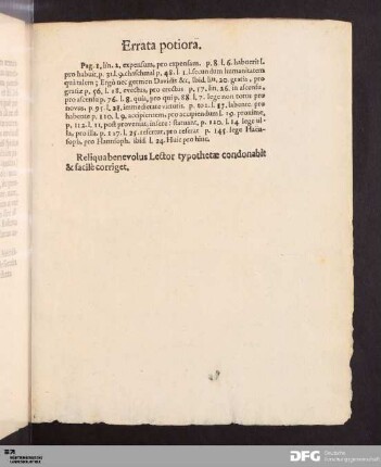 Errata potiora.