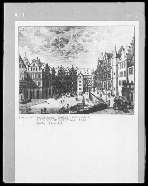 Schloss, Hof nach Norden