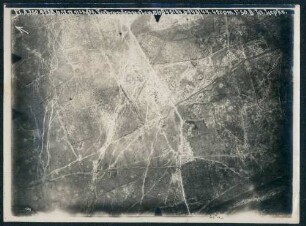 Foto des Geländes um Verbrande Molen südöstlich von Ypern (Luftbild)