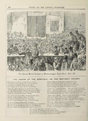 The Great Moral Lesson at Horsemonger Lane Gaol, Nov. 13