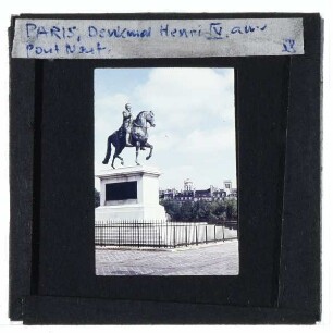 Paris, Lemot, Reiterstandbild Heinrich IV.