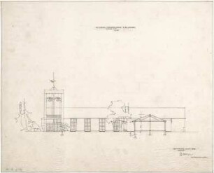 Gsaenger, Gustav; Eichenau (Bayern); Freizeitkirche, Projekt Jugendheim - Schnitt
