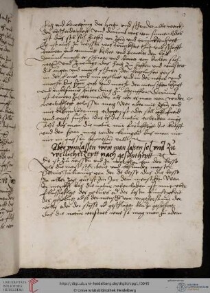 Aderlaßregeln nach Papst Johannes XXI. (Petrus Hispanus)