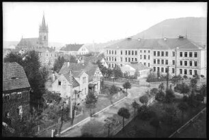 Deuben. Kirche und Schule