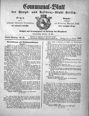 1863,41: No. 41, 11. October 1863