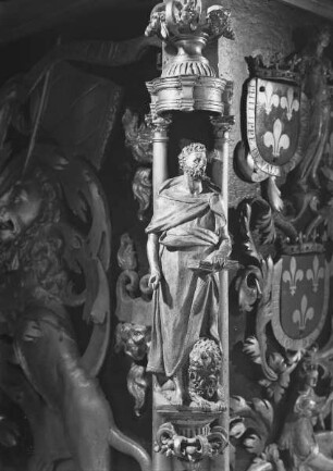 Grabmal Karls des Kühnen von Burgund (+ 1477) — Untere Stirnseite — Evangelist Markus