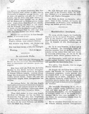 Buchhändler-Anzeigen.